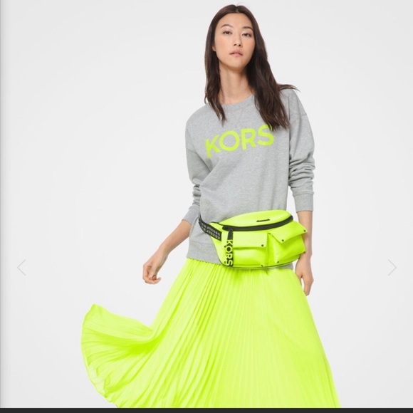 Michael kors yellow belt bag Clearance
